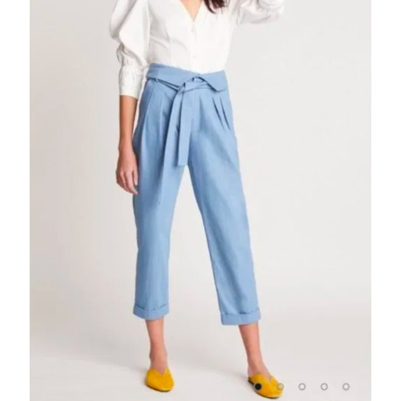 Choosy Ludlow Blue Pants Size 6 NWT - Picture 2 of 5